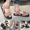 Sandals Summer Women's Beach Fashion Flate Raman Shoes Open Ene Lee Wedge Slip On Women