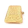 Evening Bags Gold Diamond Purple Clutches Women Clutch Bag Crystal With Chain Silver Wedding Female Party Purses T04