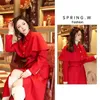 Casual Dresses Womens Red Dress French Skirt Fashion High-end Temperament Banquet