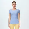 Chemises actives X-HERR à manches courtes entraînement débardeurs pour femmes coupe ample Gym Fitness 2023 léger ourlet fendu Yoga Camisole