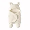 Coperte Fasce Nato Bambino Carino Cotone Ricezione Bianco Dormire Multiuso Grande Coperta Pannolino Involucro Infantile Inverno Ragazzo Ragazza Swaddle