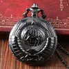 Pocket Watches Vintage USSR Soviet Sickle Badges Quartz Hammer Halsband Pendant Chain FOB Souvenir Unisex TC21