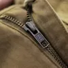 Męskie spodnie Multi Pockets Elastyczne mankiety cienkie spodnie treningowe sznurka elastyczna talia mężczyźni fitness do wspinaczki górskiej