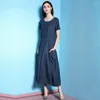 Party Dresses Jeans Dress Tube Maxi Plus Size Women Denim Blue Cotton Long Casual Shirt 2023 Summer Autumn Bohemia Fem Me Sexy Loose