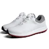 Sandali in vera pelle da donna Kaiersn Scarpe da golf da uomo Scarpe sportive impermeabili Manopole Fodera con fibbia Sneakers antiscivolo traspiranti Scarpe personalizzate da esterno 8