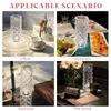 Bordslampor LED Crystal Lamp Luxury Home Decoration Desk Masonry Design Bedroom Night Light Lighting Fixture