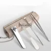 Nail Art Kits 100 Sets Pflegewerkzeug-Set Edelstahl-Dateiknipser Scisor Cuticle Pusher Tools Kit mit Koffer F3654