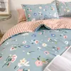 Bedding Sets Home Textiles Duvet Cover Flat Sheet Skin-Friendly Aloe Cotton 3/4PCS Quilt Pillowcases