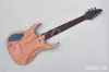 Lvybest 7-saitige E-Gitarre mit blauem Furnier und schwarzer Hardware, Griffbrett aus Palisander, MAHAGONI-Korpus, bietet maßgeschneiderten Service