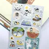 Embrulho de presente urso fofo urso coreano adesivos estéticos material de scrapbooking happy planejador papelaria papelaria diário diy hobby artesanato suprimentos