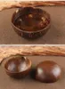 Bowls Kitchen Tableware Creativity Natural Wood Coconut Spoon Dessert Salad Rice Bowl Shell Set Crafts Coconutbowl