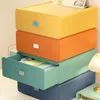 Storage Boxes Colorful Desktop Stackable Organizer Drawer Office Accessories Box Makeup Plastic Container Bathroom