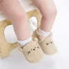 Erste Wanderer Baby Schuhe Für Mädchen Junge Gestrickte 2023 Frühling Herbst Geboren Warme Weiche Sohle Anti-slip Cartoon Infant hausschuhe