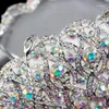 Abendtaschen BL014 Luxus Kristall Tasche Pfau Kupplung Diamant Party Geldbörse Pochette Soiree Frauen Handtasche Hochzeit