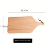 Plates Beech Chopping Board Tray Japanese Solid Wood Shou Long Square Wooden Plate Simple Baking Dinner