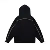 Handdoek geborduurde Trapstar hoodie van hoge kwaliteit letters gradiënt fleece casual sweatshirt heren activewear