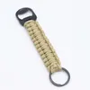 Outdoor-Gadgets Schlüsselanhänger Camping Survival Kit Militärschirm Seil Notfallknoten Schlüsselanhänger Ring Karabiner