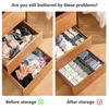 Storage Boxes Fabric Underwear Bra Box Sorting Panty Socks Compartment Drawer Organizer Home