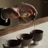 Tasses Soucoupes Tasses À Thé En Céramique Tasse À Thé Porcelaine Chinois Drinkware