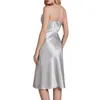 Robes décontractées femmes soirée robe de soirée Spaghetti sangle couleur unie coupe basse dos nu longue vêtements de nuit dames confortable Slim Slip Maxi été