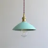 Pendelleuchten, kreative Vintage-LED-Lampe, Loft-Dekor, grüne Keramik, Hängeleuchten, Esszimmer, Heimbeleuchtung, antike Leuchte
