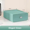 Storage Boxes Colorful Desktop Stackable Organizer Drawer Office Accessories Box Makeup Plastic Container Bathroom