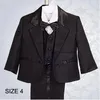 Clothing Sets High Quality Baby Boy Tuxedo Suit For Wedding Child Blazer Set 5pcs:coat Vest Shirt Tie Pants Formal Dress 1-3year