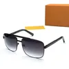 Luxury Attitude Sunglasses For Men Fashion 0260 Designer UV Protection Lens Square Full Frame Gold Color Plated Frame Pilot Driving Bea Jlmr