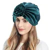 Casquettes de balle femmes musulman Turban fleurs cheveux Bonnet tête écharpe Wrap couverture