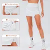 Dames shorts zomer korte rokbroek voor vrouwen fietsen losse gym fietser hoge taille workout casual trekkoord hardloop tennis culottes