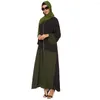 Casual Dresses Arab Muslim Robe Loose Green Girl National Evening Long Luxury 2023 Ankle Length Islamic Clothing Women Dress