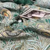 Sängkläder sätter Silk 220x240 Summer täcke och kuddarplåtuppsättning växt quilt king full tvilling bohemisk säng