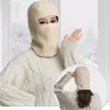 Boinas Winter Fleece Balaclava Mujeres Máscaras faciales completas Hombres Motocicleta al aire libre Cabeza a prueba de viento Espesar Calentadores de cuello Ciclismo MaskBerets Elob22