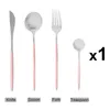 Sin sets Jankng Matte zilver bestek set roestvrij staal flatware keuken zilverwerk steak servies lepel vork mes