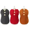 Vêtements pour chiens Pet Pull d'hiver manteau de chat robe de chat veste à vêtements chauds pour les 5 tailles 3 tailles 3 couleurs