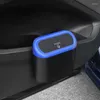 Accessori interni Mini pattumiera portatile per auto Cestino per rifiuti sospeso impermeabile con coperchio per il contenitore automatico per la casa e l'ufficio