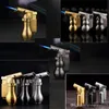 3Style Windproof Butane Gas Lighter Jet Flame Torch Welding Cigarett Cigar Lighter Mini Pocket Metal Spray Gun Lighter For Dab Oil Rig Bong