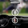 Decorazioni interne Ornamenti per auto Love Rugby Football americano con le mani Ciondolo Decorazione specchietto retrovisore automatico Accessori per finiture pendenti