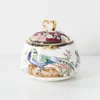 Ensembles de vaisselle Lumière de luxe créatif os chine vaisselle de haute qualité plats ménagers assiette profonde bol à soupe baguettes support porcelaine