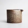 Mugs 100ml Coarse Pottery Ceramic Fair Cup Portable Japanese Retro Divided Tea Sea Set Pitcher Sent Friends
