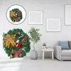 Guirnaldas de flores decorativas 45 cm Guirnalda de Navidad artificial Adornos de pared Decoraciones Primavera Elegante puerta delantera para el verano