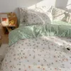 Bedding Sets Home Textiles Duvet Cover Flat Sheet Skin-Friendly Aloe Cotton 3/4PCS Quilt Pillowcases