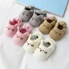 Erste Wanderer Baby Schuhe Für Mädchen Junge Gestrickte 2023 Frühling Herbst Geboren Warme Weiche Sohle Anti-slip Cartoon Infant hausschuhe