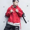 Erkek Hoodies 2023 Serin Erkekler Hoodie Street Giyim Kaputu Sweatshirt Hoody Siyah Kırmızı Uzun Kollu Hip Hop Sonbahar Kış Erkek Kadınlar