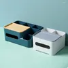 Storage Boxes W&G Nordic Multifunctional Tissue Box Remote Control Home Living Room Simple Pumping Desktop Plastic