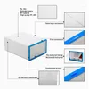 Storage Boxes 6Packs Transparent Shoe Box Shoes Organizers Plastic Thickened Foldable Dustproof Stackable Combined Cabinet