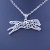 Colares de pingentes de colar husky cão animal aninheiro jóias prateadas para mulheres garotas homens garotas garotas meninos amizade n007