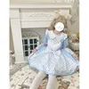 Casual Dresses Coolfel 2023 Maiden Wish Original Design Lolita Polka Bear Sweet Op Dress Cosplay