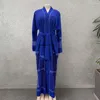 Vêtements ethniques Ramadan Eid Mubarak Abaya Dubaï Femme Turc Luxe Hijab Robe musulmane Robes africaines Abayas pour femmes Kaftan Islamique