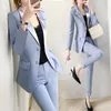 Women's Tracksuits Set Female 2023 Spring And Autumn Fashion Slim Small Suit Jacket Casual Feet Pants Temperament Wild Two-piece